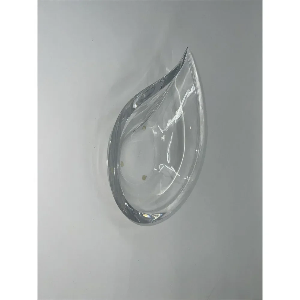Orrefors Skai Crystal Drop Bowl by Martti Rytkonen‎ 3
